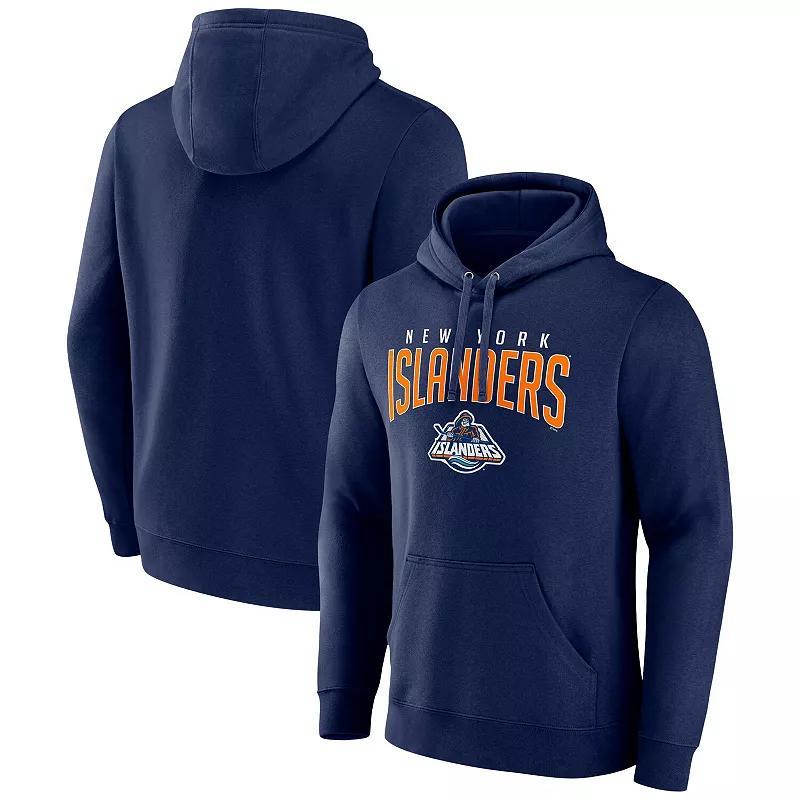 Mens Fanatics Branded Royal New York Mets Heart & Soul Pullover Hoodie Blue Product Image