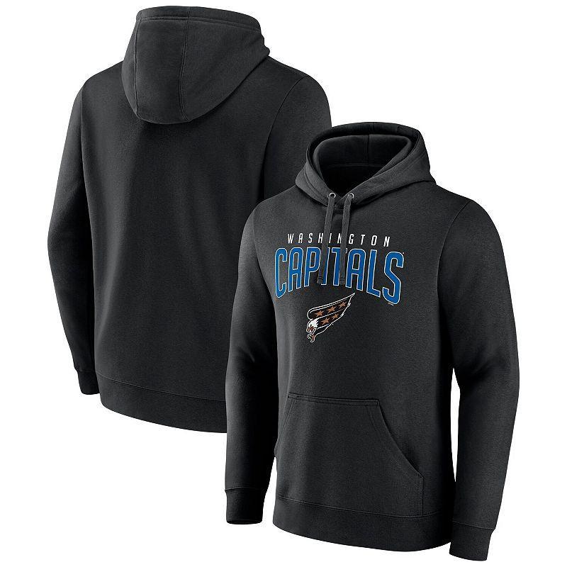 Mens Fanatics Branded Black Washington Capitals Special Edition 2.0 Wordmark Pullover Hoodie Product Image