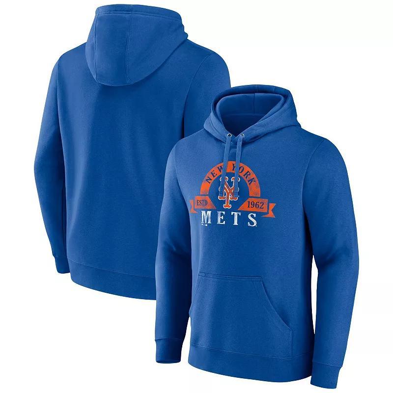 Men's Fanatics Branded Royal New York Mets Big & Tall Utility Pullover Hoodie Product Image