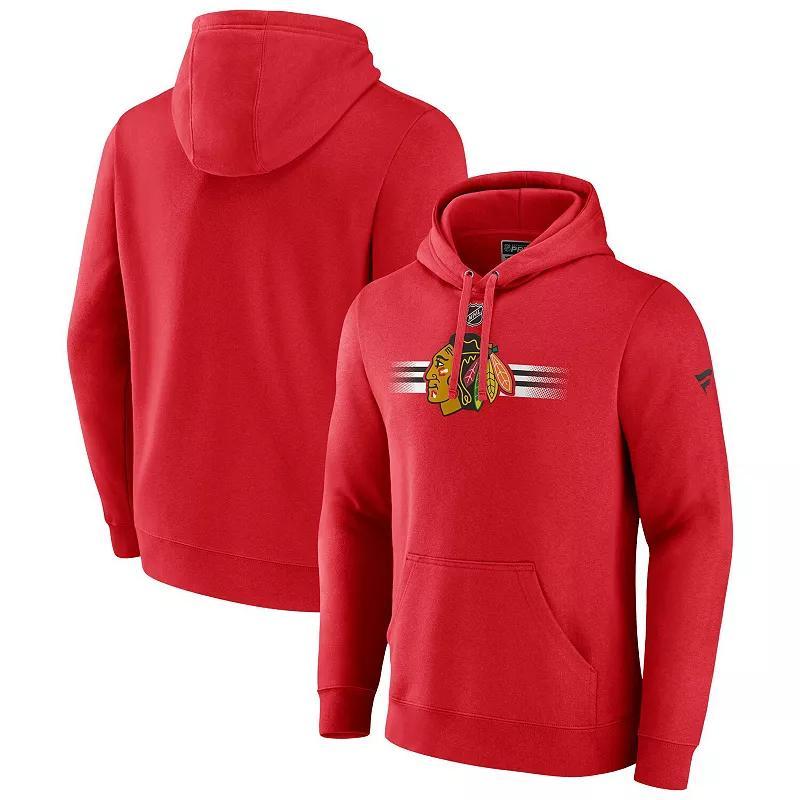 Mens Fanatics Branded Chicago Blackhawks Authentic Pro Secondary Pullover Hoodie Product Image