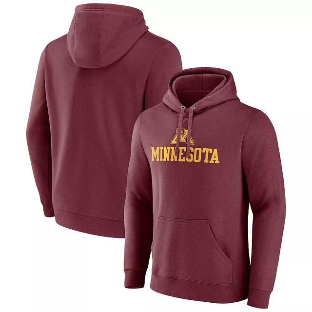 Mens Fanatics Maroon Minnesota Golden Gophers Team Lockup Pullover Hoodie Product Image