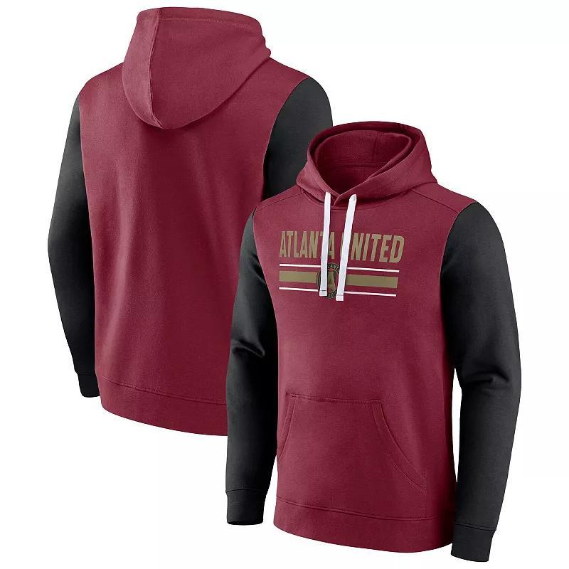 Mens Fanatics Branded Garnet Atlanta United FC To Victory Pullover Hoodie Product Image