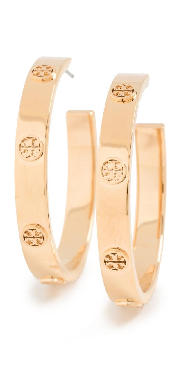 Tory Burch Miller Hoop Earrings Product Image