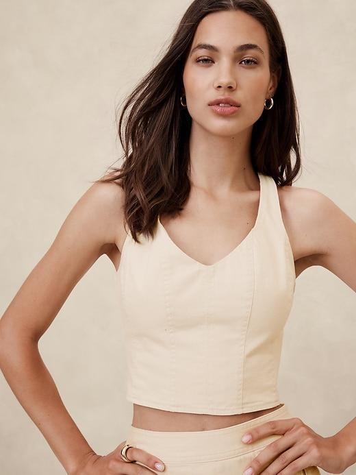 Seamed Cropped Tank Product Image