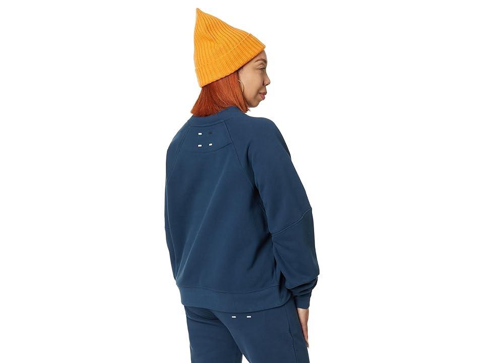 LABEL Go-To Crew (Navy) Women's Sweatshirt Product Image