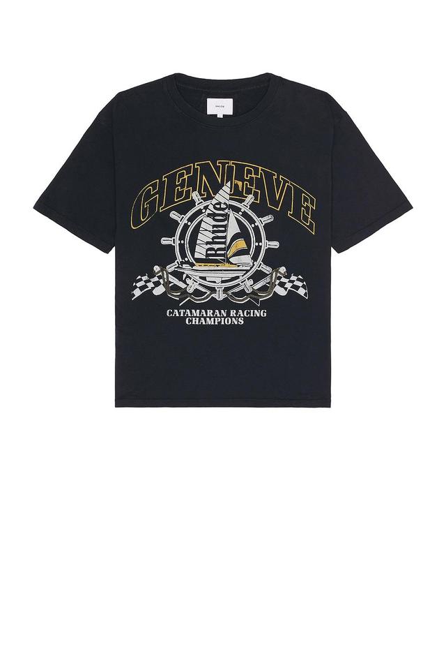 Rhude Geneve Catamaran Tee in Black Product Image