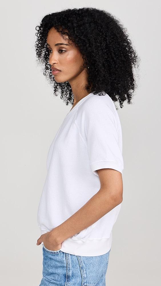 THE GREAT. The Short Sleeve Sweatshirt | Shopbop Product Image