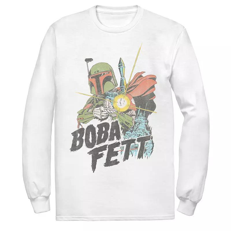 Mens Star Wars Boba Fett Retro Portrait Tee Product Image