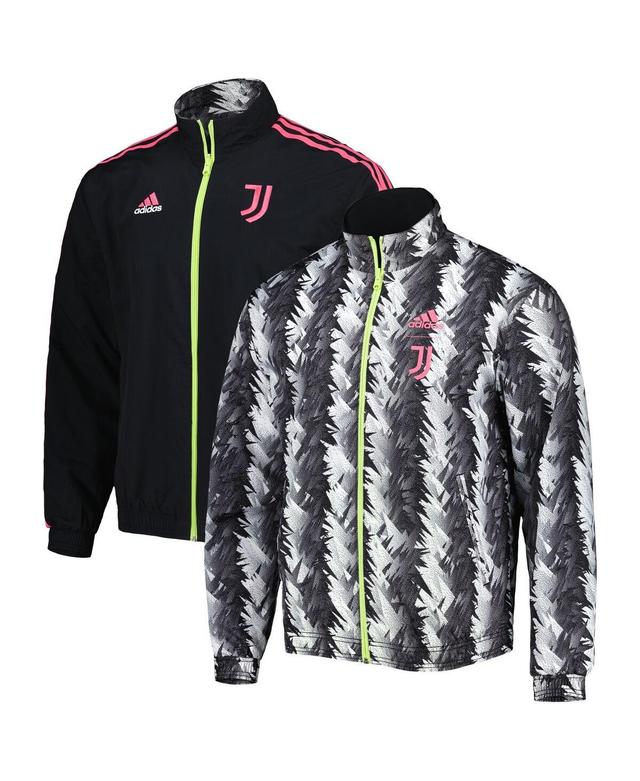 Mens adidas Black Juventus Team Logo Anthem Full-Zip Jacket Product Image