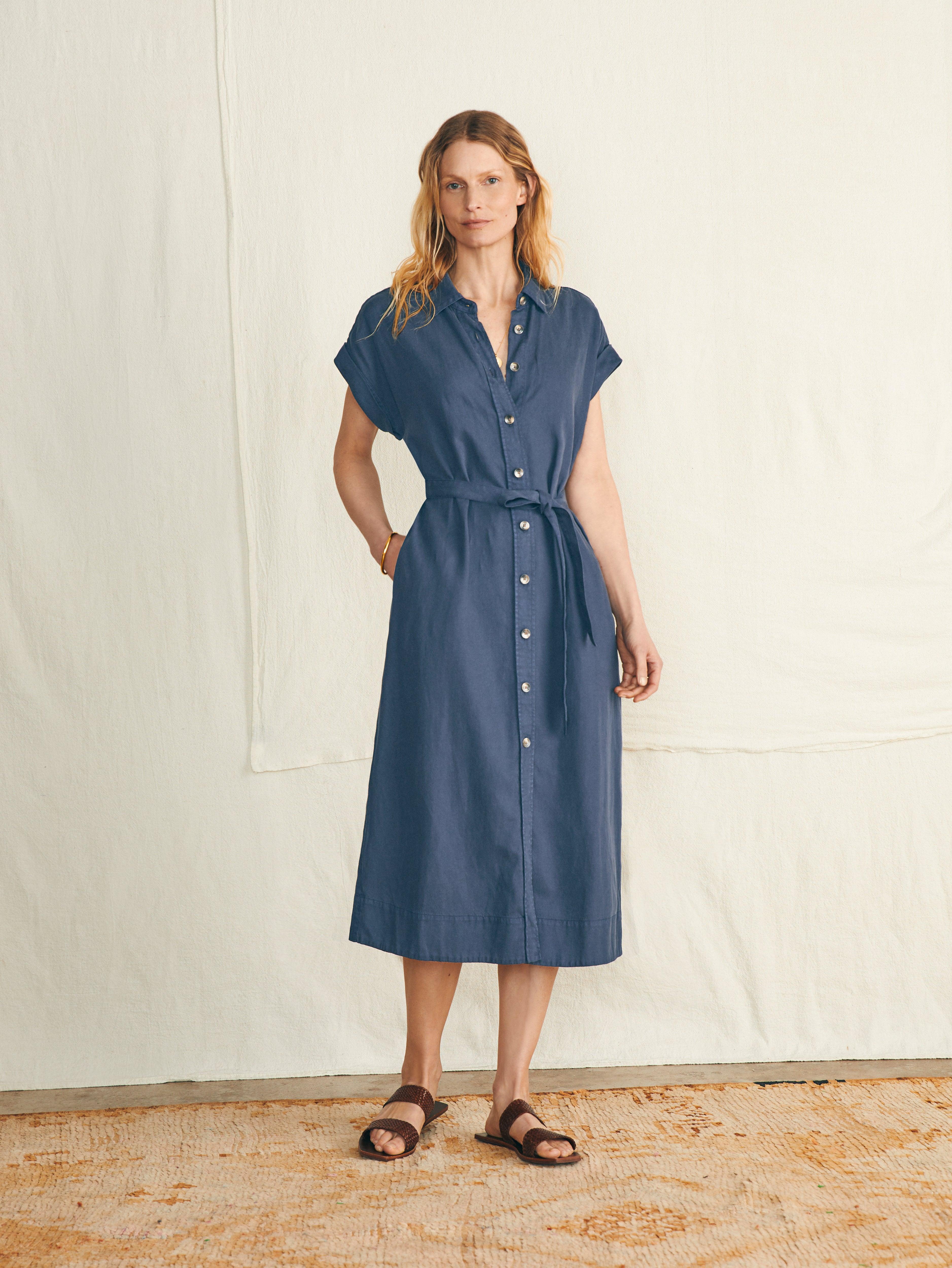 Arlie Shirtdress - Navy Blazer Female Product Image