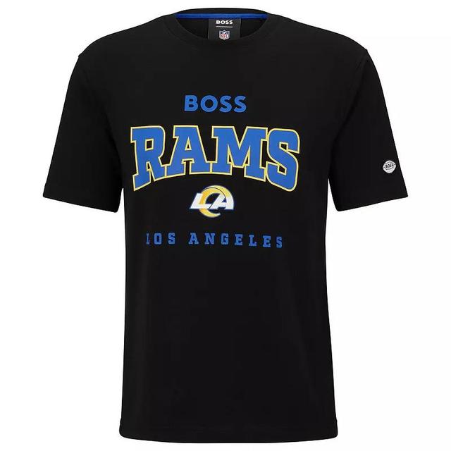 Mens BOSS X NFL Los Angeles Rams Huddle T-Shirt Product Image