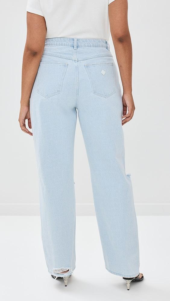 ABRAND Carrie Iris Rip Jeans | Shopbop Product Image