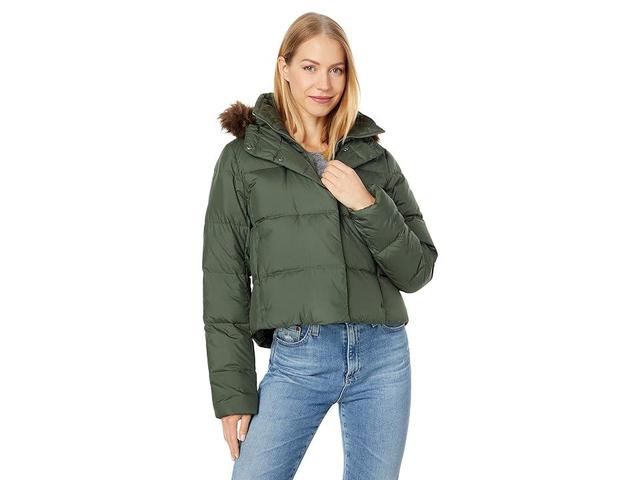 The North Face New Dealio Down Short Jacket (Thyme) Women's Clothing Product Image