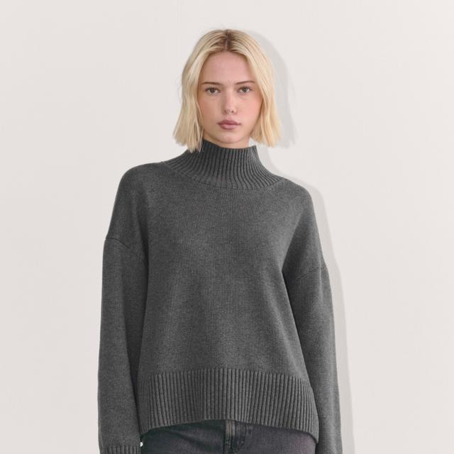 Womens Boxy Turtleneck in Everyday Cotton Sweater by Everlane Product Image