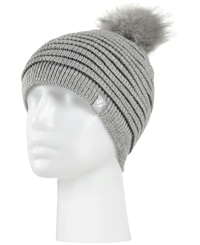 Heat Holders Womens Cannes Ribbed Pom-Pom Hat Product Image