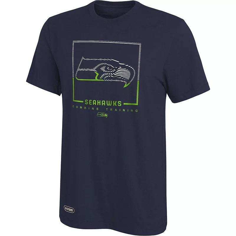 Mens Seattle Seahawks Combine Authentic Clutch T-Shirt Blue Product Image