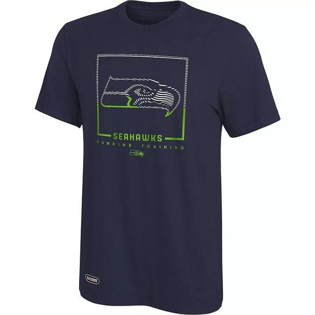 Mens Seattle Seahawks Combine Authentic Clutch T-Shirt Blue Product Image