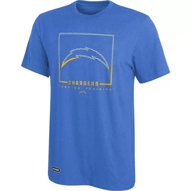 Mens Powder Blue Los Angeles Chargers Combine Authentic Clutch T-Shirt Product Image