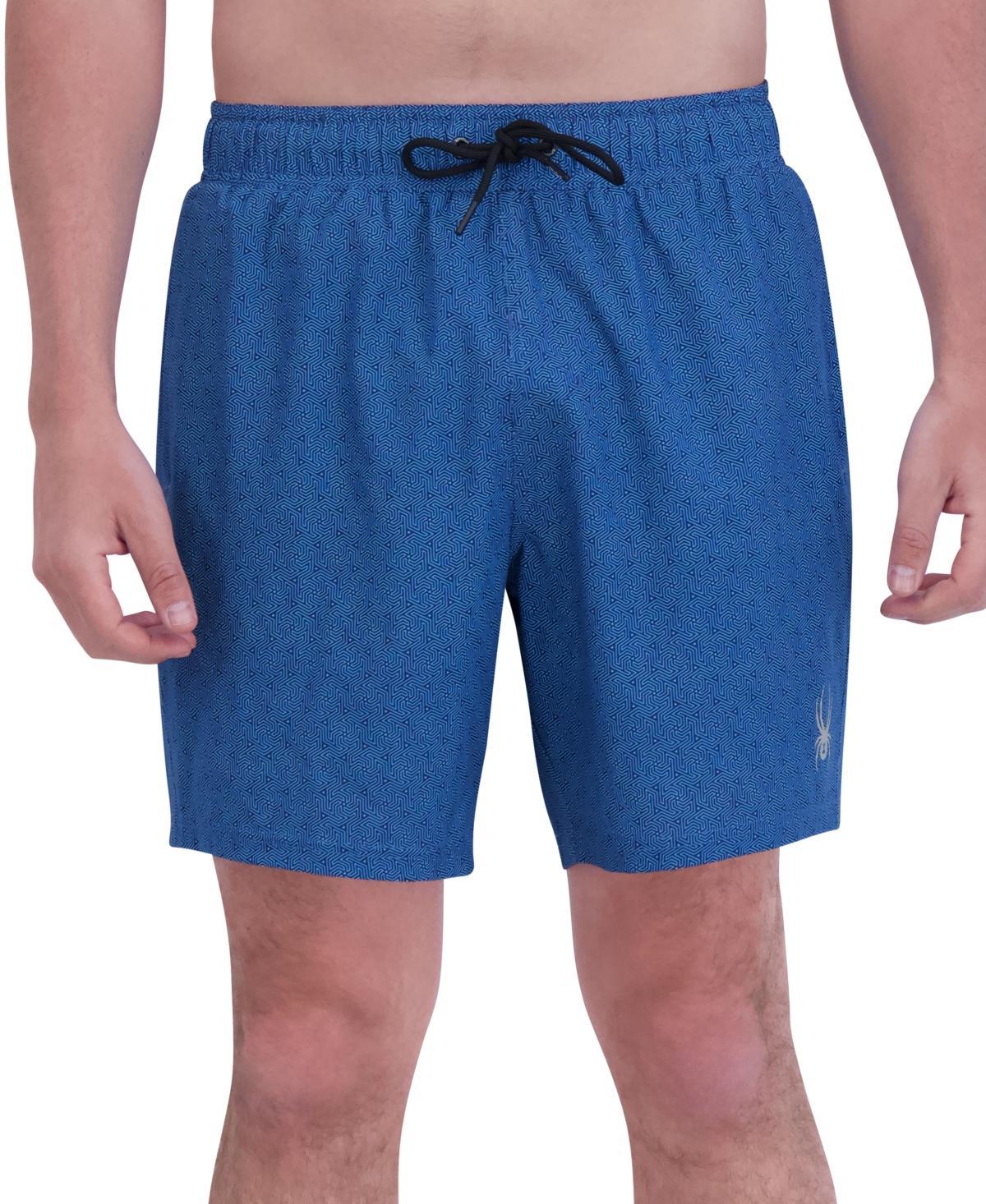 Spyder Mens Maze Print 7 Volley Shorts Product Image