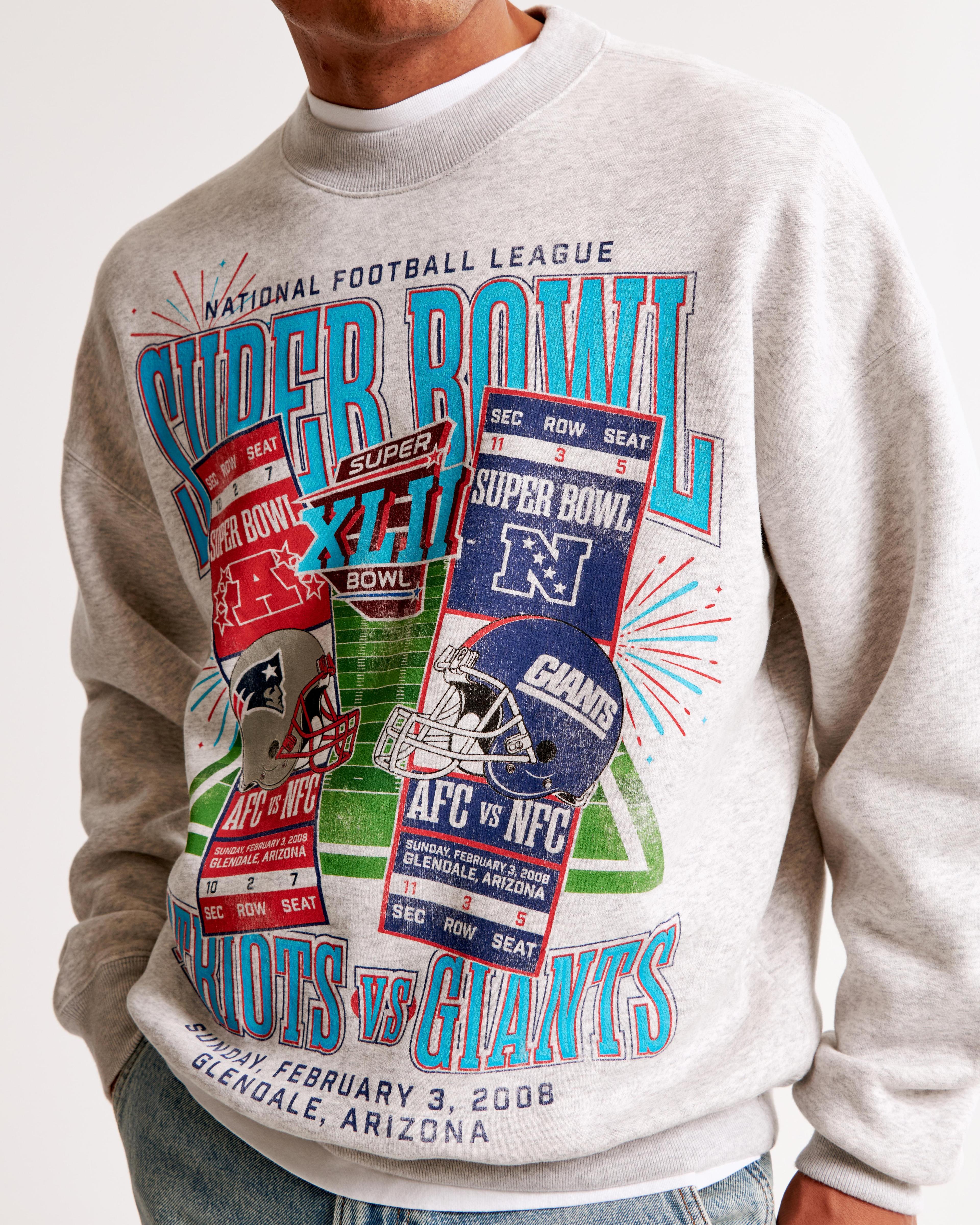 Vintage Super Bowl Graphic Crew Sweatshirt Product Image