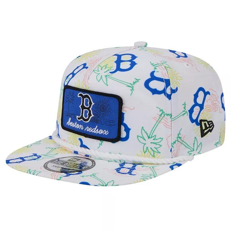 Mens New Era Boston Red Sox Islander Golfer Snapback Hat Product Image