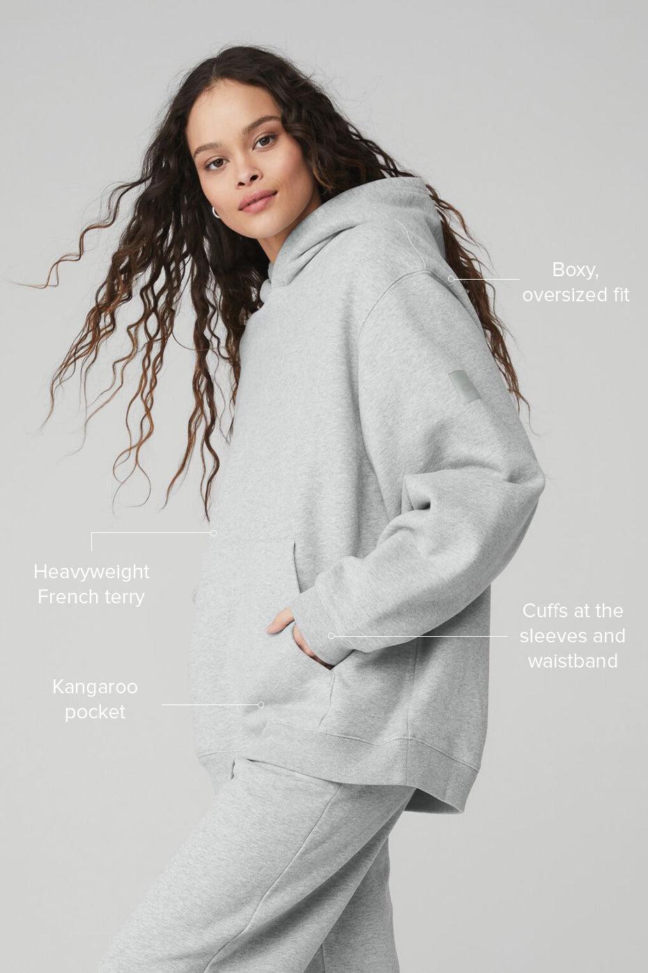 Renown Heavy Weight Hoodie - Athletic Heather Grey Product Image