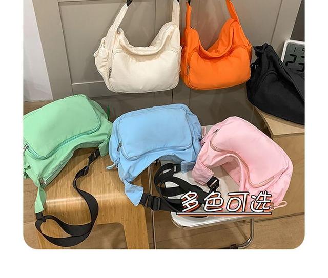 Plain Nylon Crossbody Bag Product Image