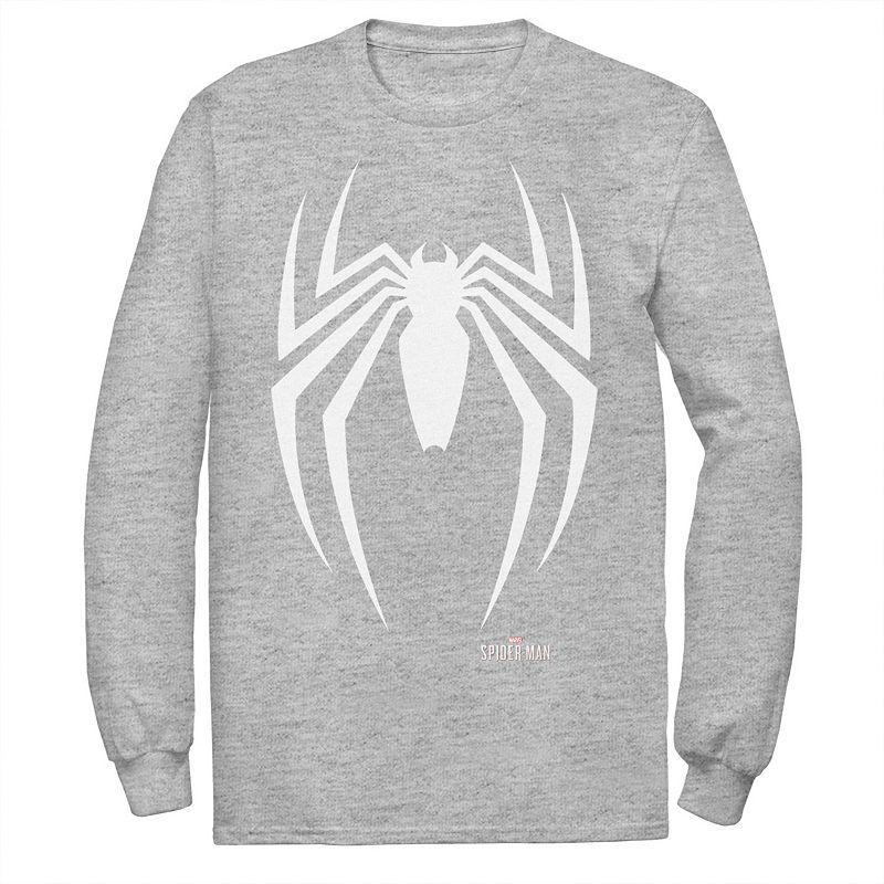 Mens Marvel Spider-Man Gamerverse Logo Tee Med Grey Product Image