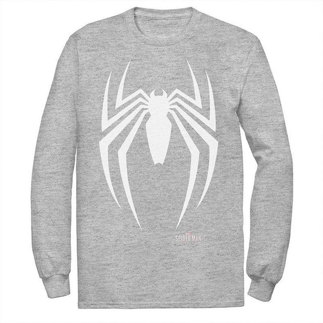 Mens Marvel Spider-Man Gamerverse Logo Tee Athletic Grey Product Image