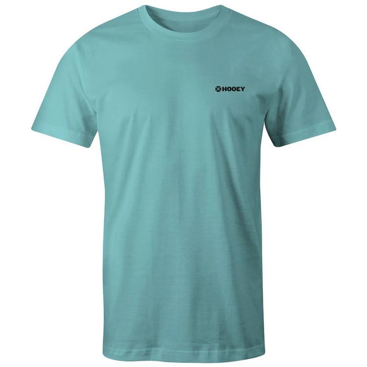 Hooey® Men's S/S Turquoise Zenith Logo T-Shirt Product Image