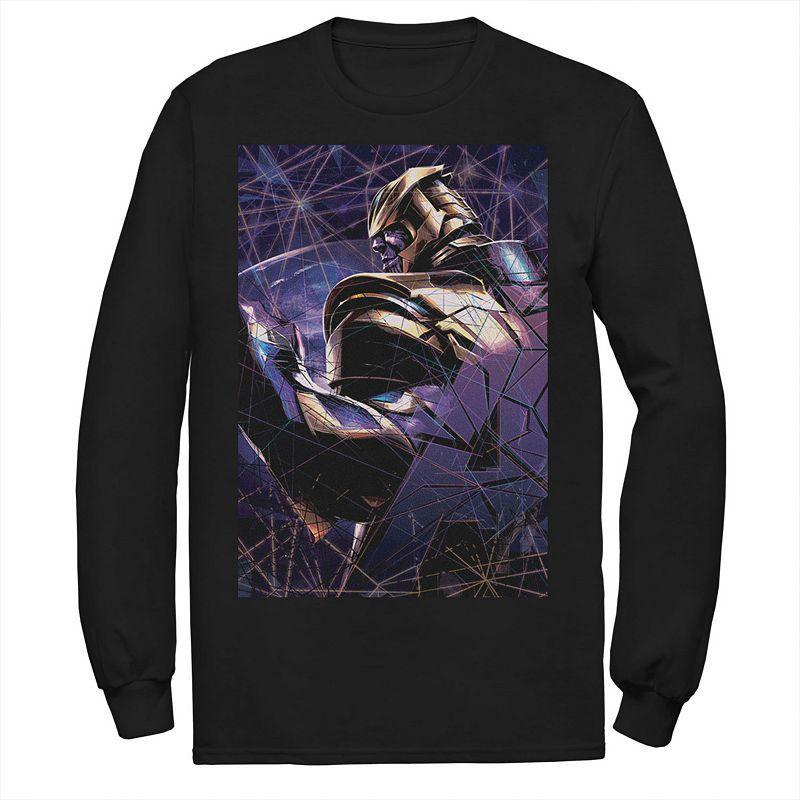 Mens Marvel Avengers Endgame Thanos Breaks Long Sleeve Graphic Tee Product Image