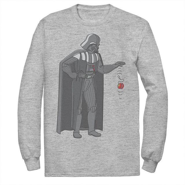 Mens Star Wars Darth Vader Force Yo-Yo Graphic Tee Athletic Grey Product Image