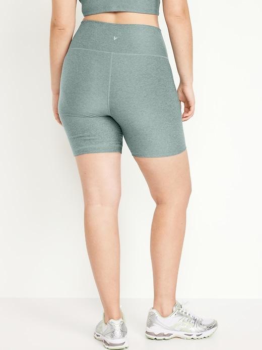 Extra High-Waisted CloudComfy Biker Shorts -- 6-inch inseam Product Image