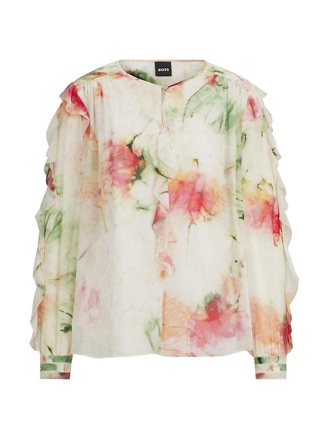 Womens Printed Blouse Product Image