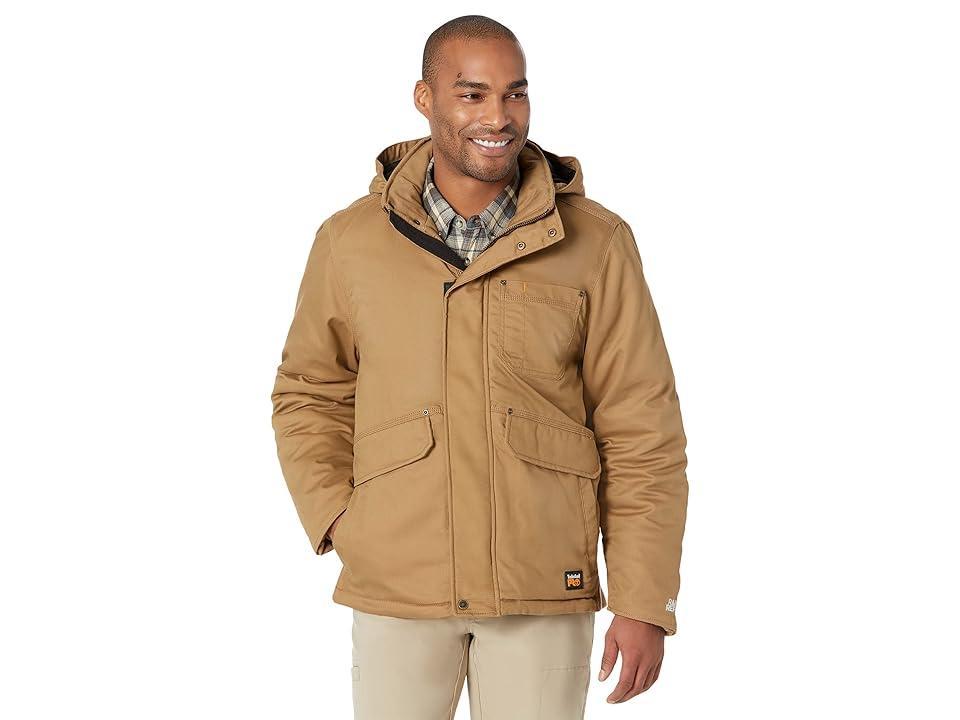 Timberland PRO Ironhide Hooded Insulated Jacket (Dark Wheat) Men's Clothing Product Image