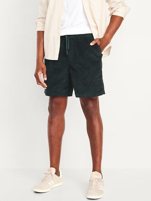 Corduroy Jogger Shorts -- 7-inch inseam Product Image