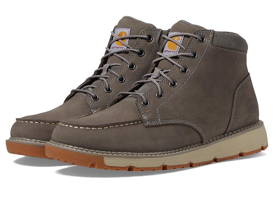 Carhartt Millbrook Moc Toe Wedge Boot (Grey) Men's Boots Product Image