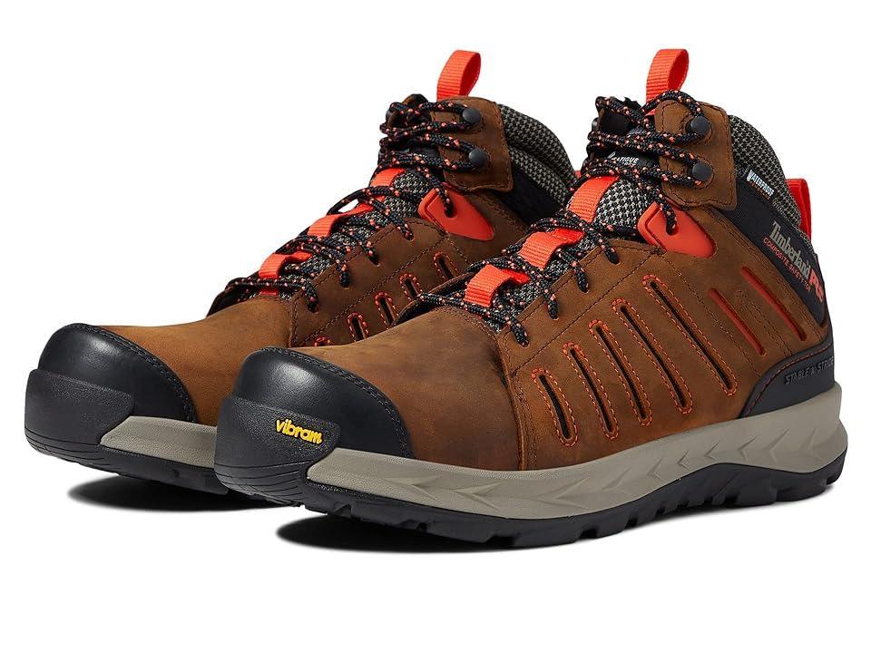 Timberland PRO Trailwind Composite Safety Toe Waterproof Red) Men's Shoes Product Image