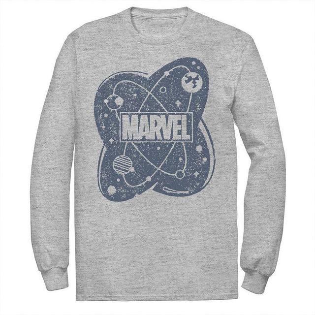 Mens Marvel Atom Logo Graphic Tee Med Grey Product Image