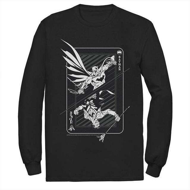 Mens DC Comics Batman And Joker Card Poster Tee Product Image