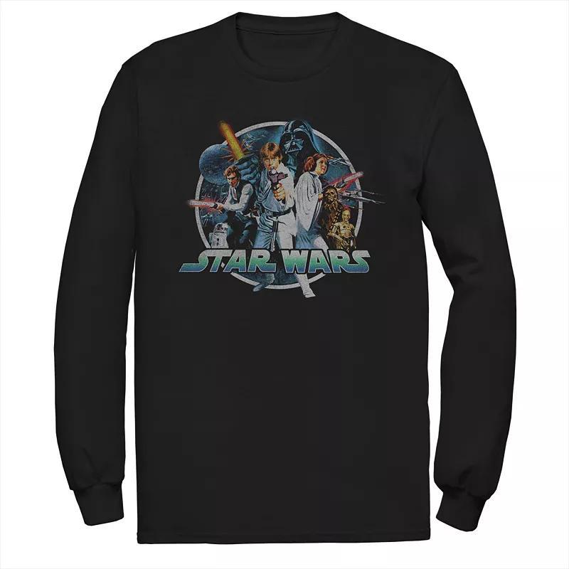 Big & Tall Star Wars Group Wars Long Sleeve, Mens Product Image