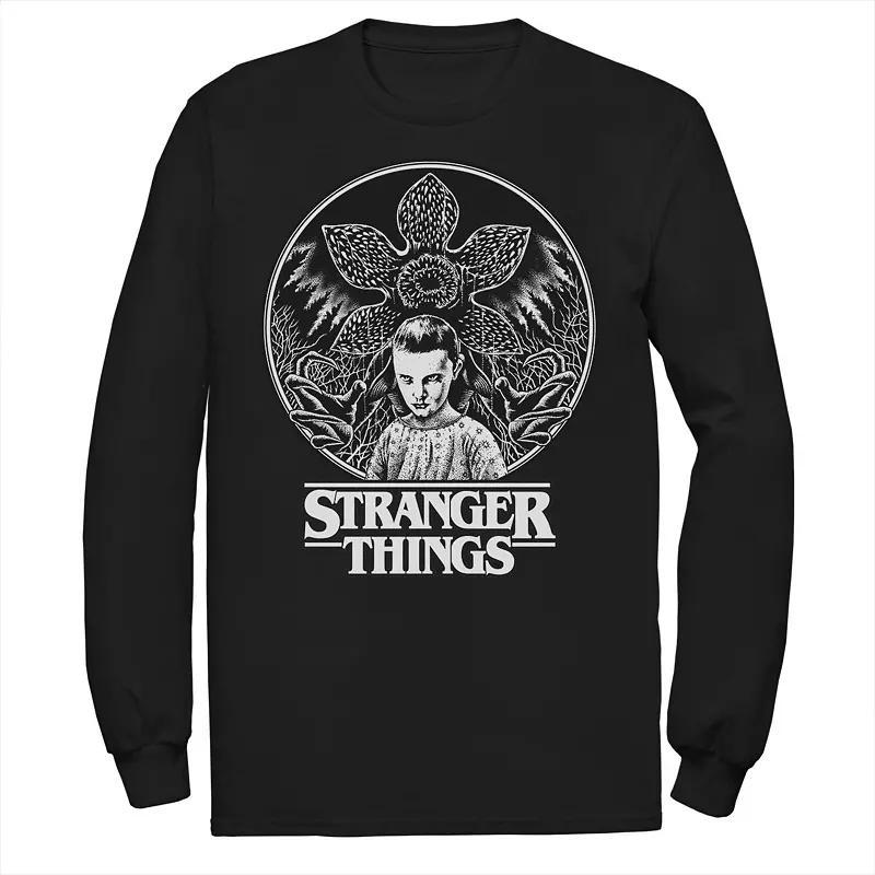 Mens Netflix Stranger Things Eleven And Demogorgon Circle Tee Product Image