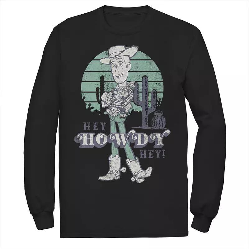 Disney / Pixars Toy Story Mens Pastel Hey Howdy Hey Woody Tee Athletic Grey Product Image