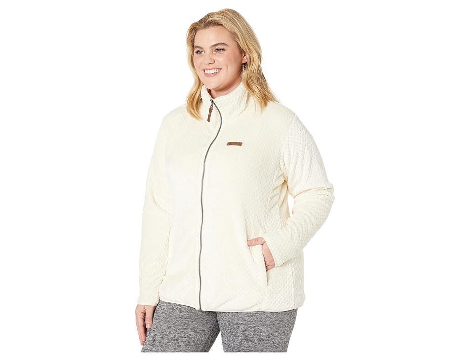 Columbia Fire Side II Sherpa Full Zip (Chalk) Women's Coat Product Image