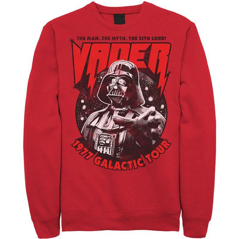 Mens Star Wars Vader 1977 Galactic Tour Metal Poster Sweatshirt Product Image