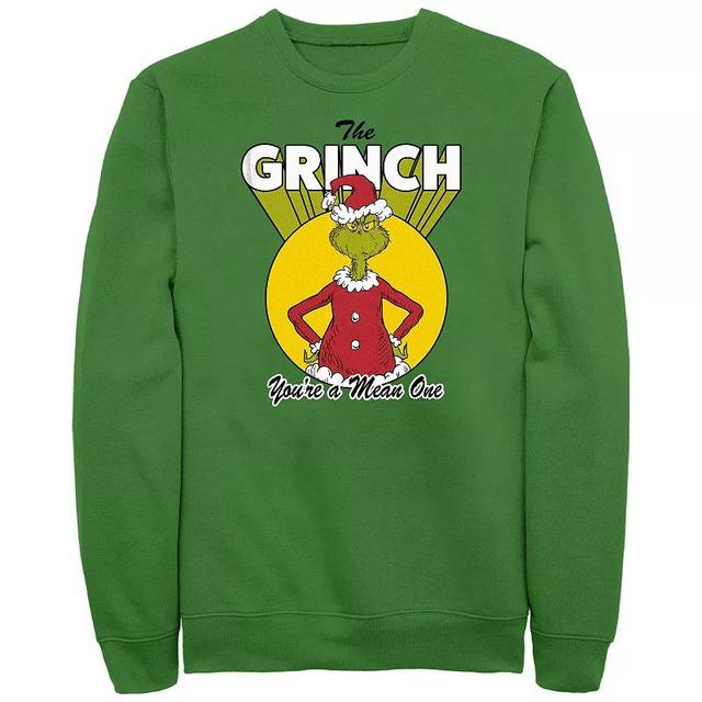 Big & Tall Dr. Seuss The Grinch Youre A Mean One Graphic Fleece, Mens Product Image