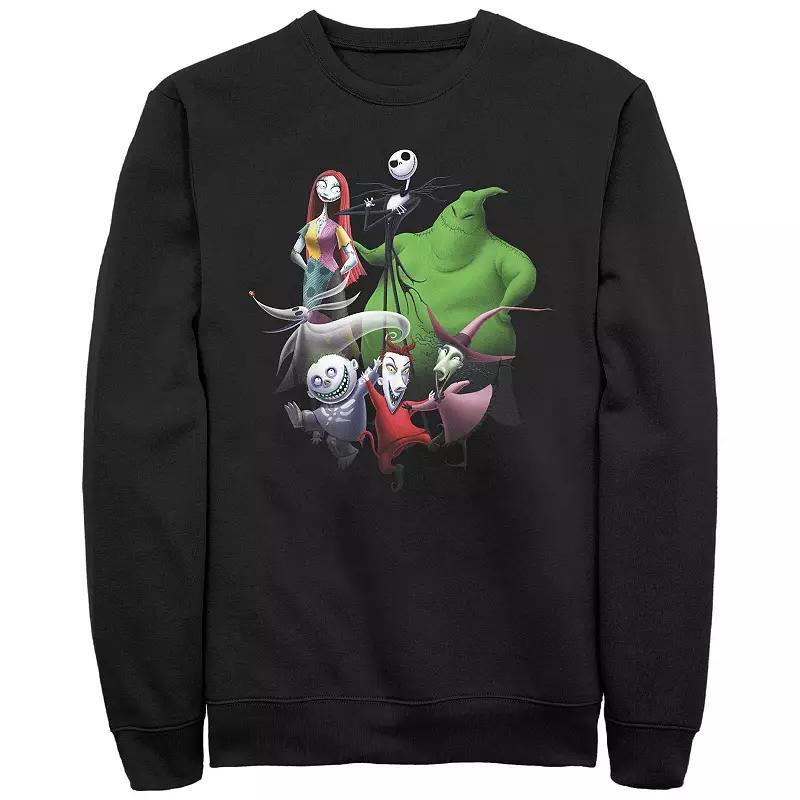 Disneys The Nightmare Before Christmas Group Shot Mens Graphic Fleece Product Image