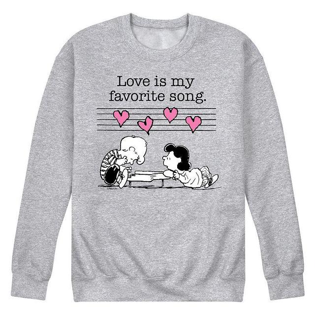 Mens Peanuts Lucy Piano Sweatshirt Product Image