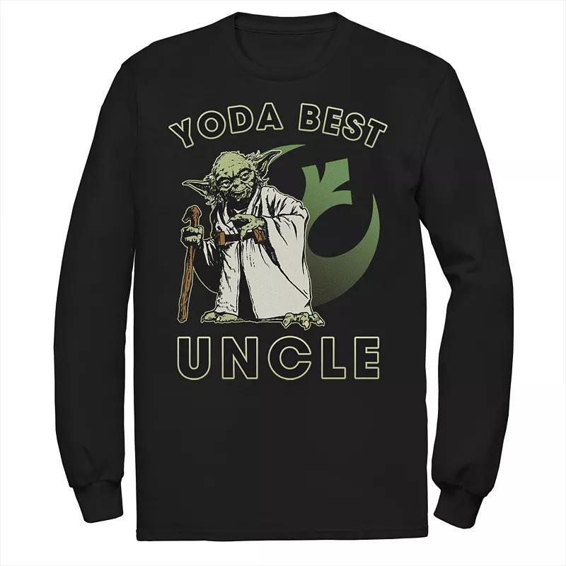 Mens Star Wars Yoda Best Uncle Rebel Logo Tee Product Image