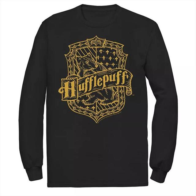 Mens Harry Potter Hufflepuff Dark Detailed Crest Tee Product Image